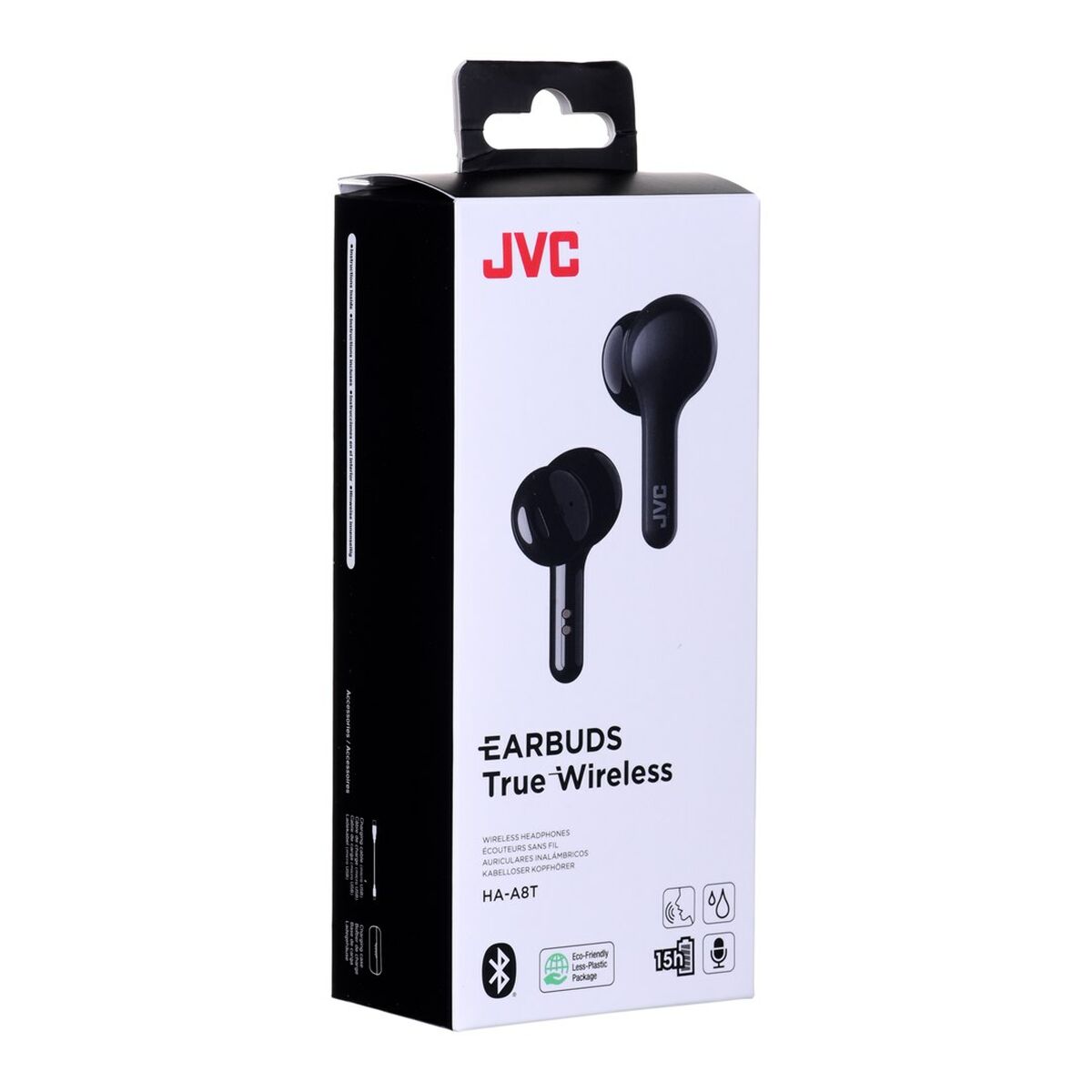 Ear Bluetooth hörlurar JVC HAA-8TBU Svart